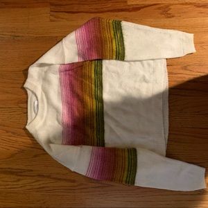 Urban cream striped sweater